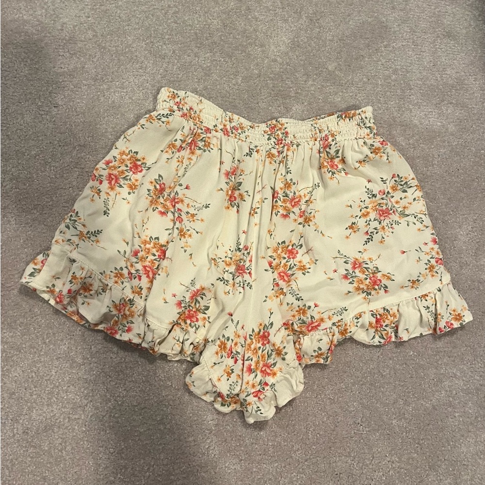 American Eagle Outfitters High Waist Floral Shorts